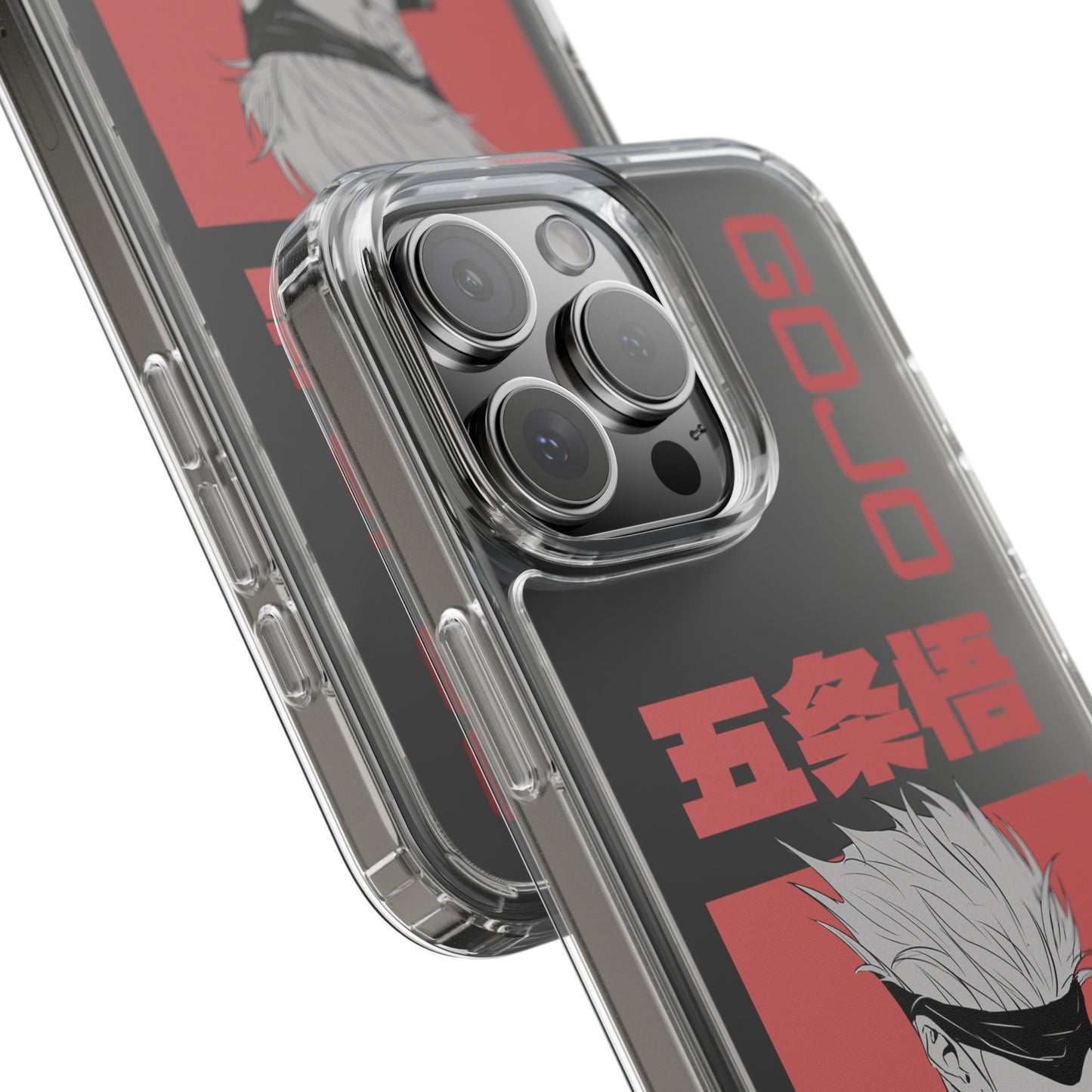 Satoru Gojo Clear Phone Case for iPhone/Samsung