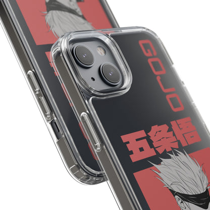 Satoru Gojo Clear Phone Case for iPhone/Samsung