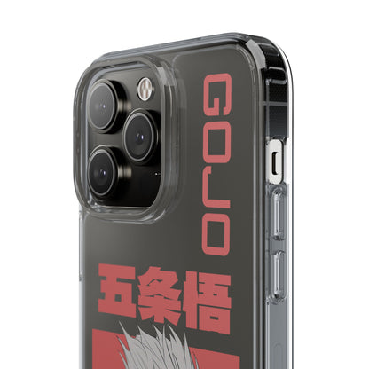 Satoru Gojo Clear Phone Case for iPhone/Samsung