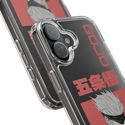 Satoru Gojo Clear Phone Case for iPhone/Samsung