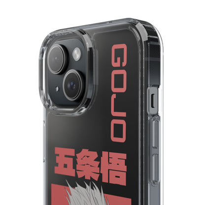 Satoru Gojo Clear Phone Case for iPhone/Samsung