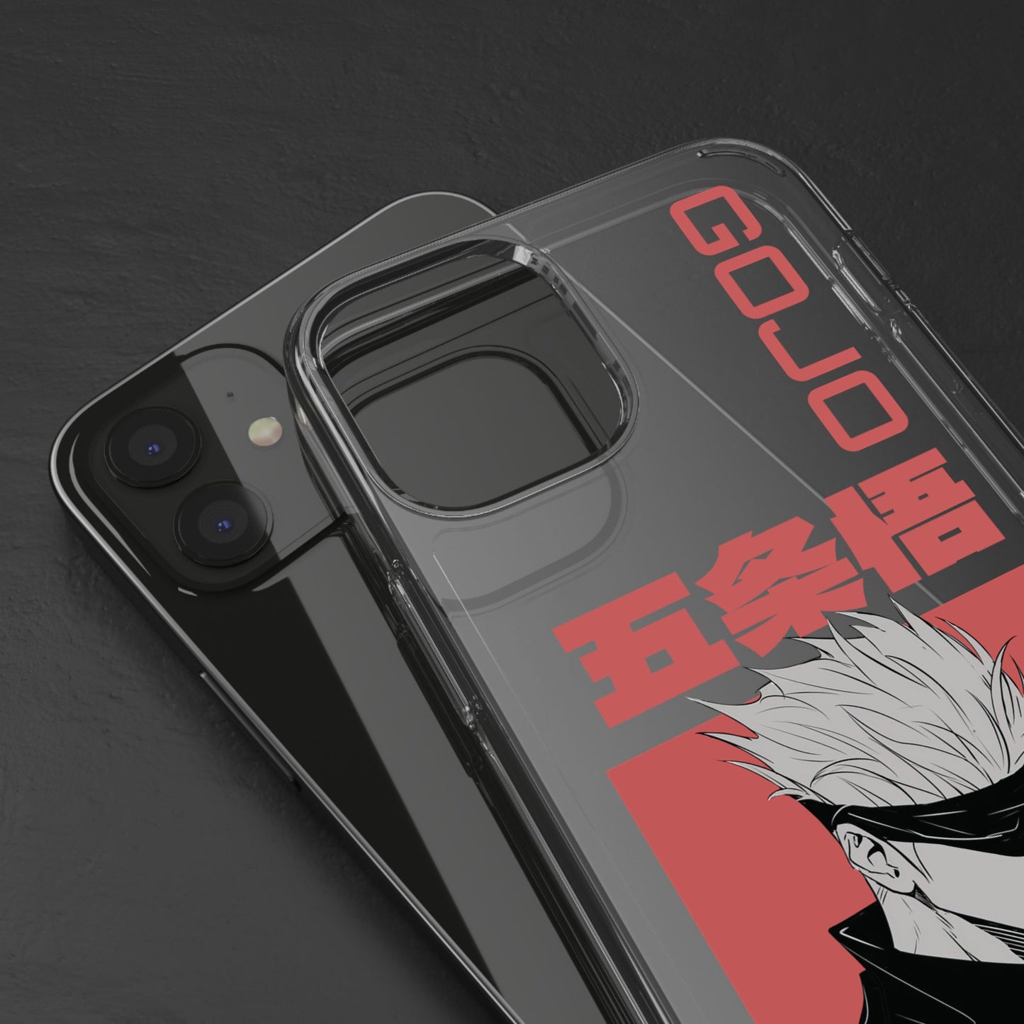 Satoru Gojo Clear Phone Case for iPhone/Samsung