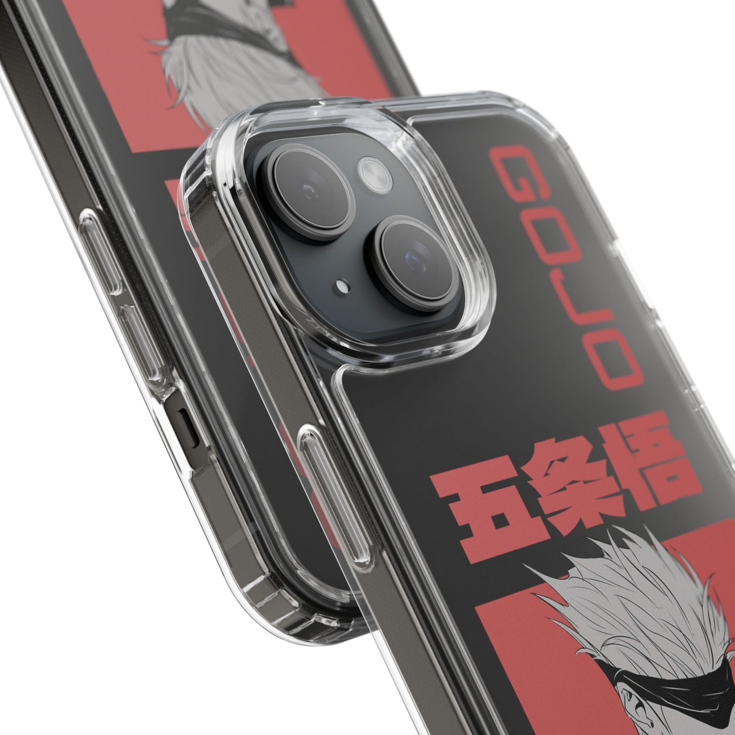 Satoru Gojo Clear Phone Case for iPhone/Samsung