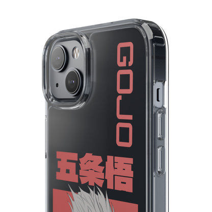 Satoru Gojo Clear Phone Case for iPhone/Samsung