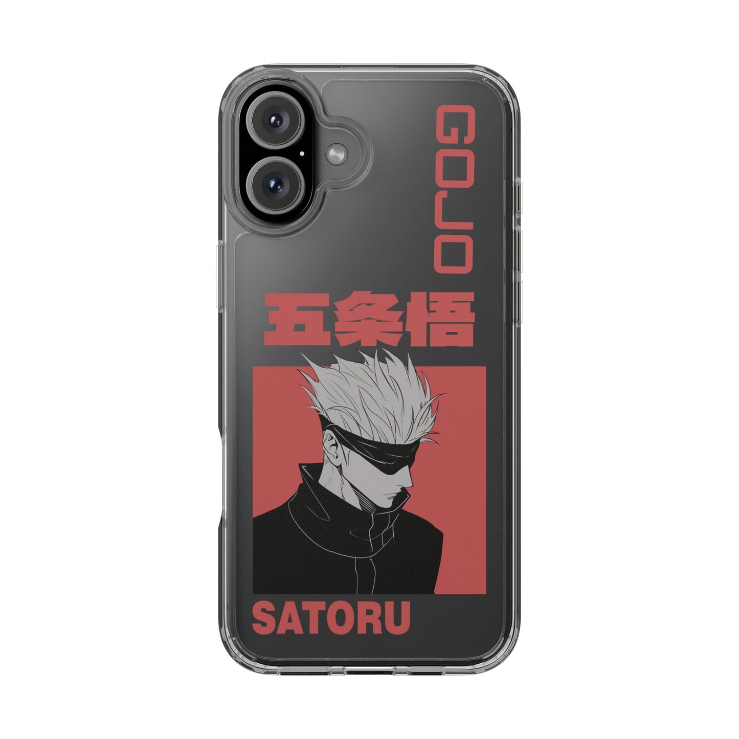 Satoru Gojo Clear Phone Case for iPhone/Samsung