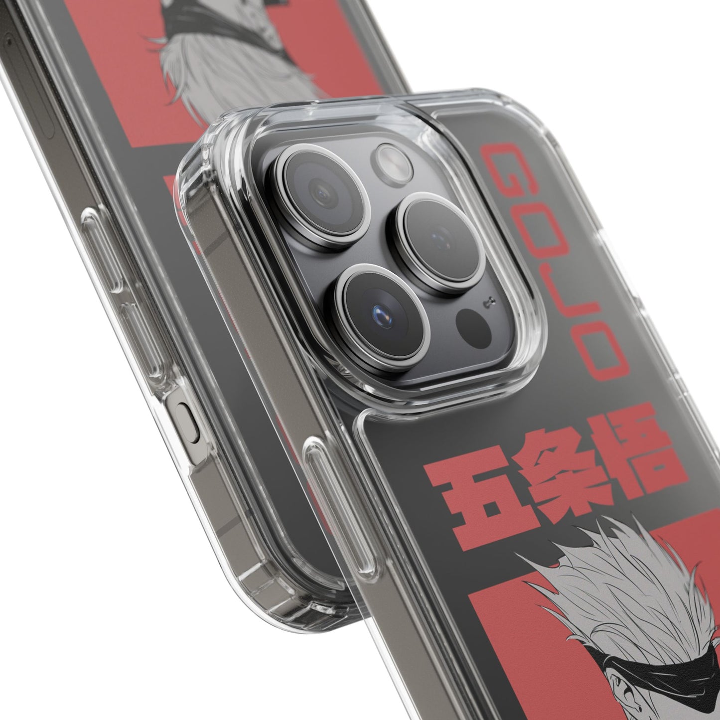 Satoru Gojo Clear Phone Case for iPhone/Samsung