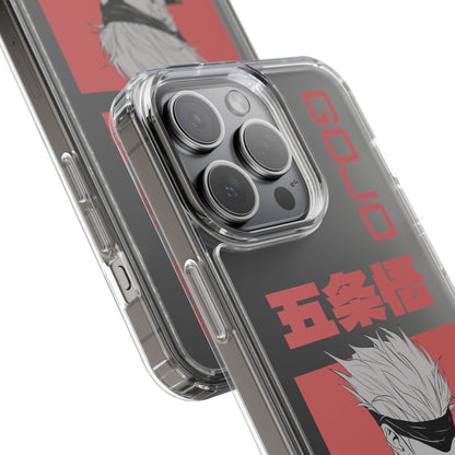 Satoru Gojo Clear Phone Case for iPhone/Samsung