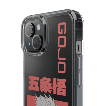 Satoru Gojo Clear Phone Case for iPhone/Samsung