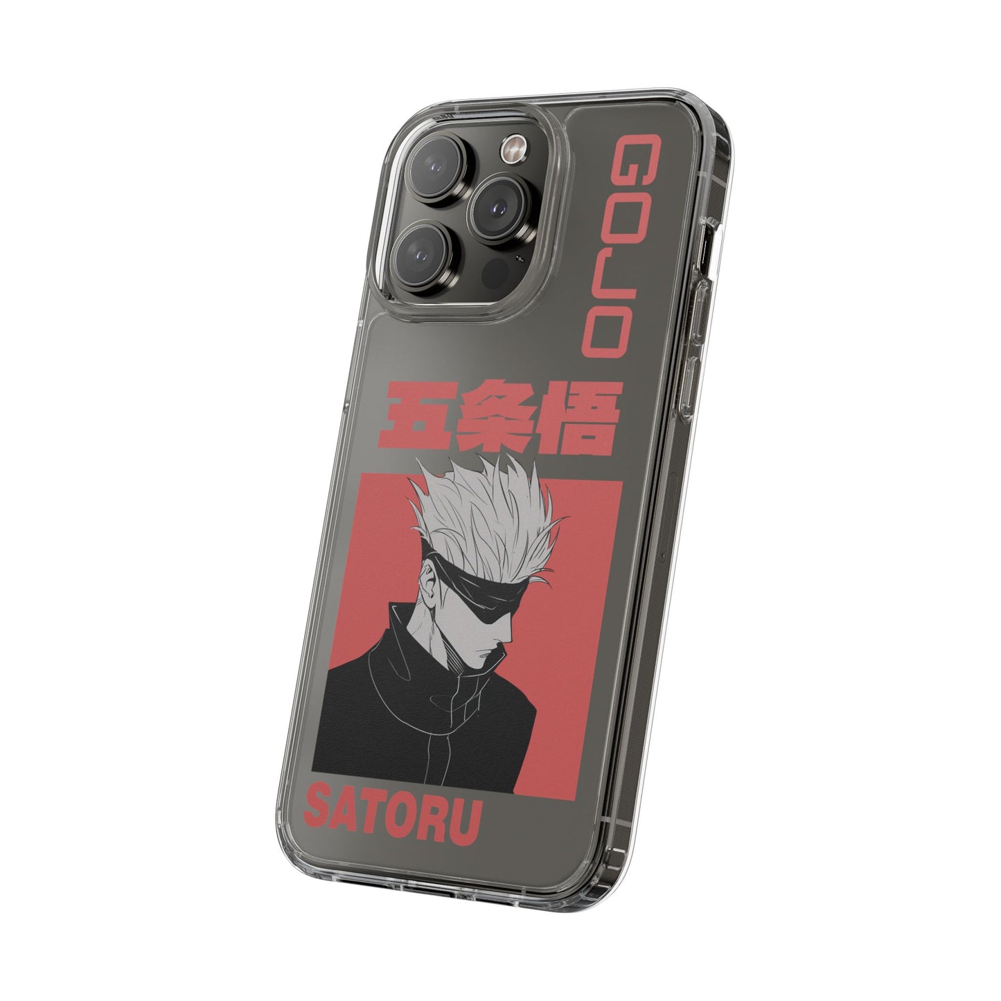 Satoru Gojo Clear Phone Case for iPhone/Samsung