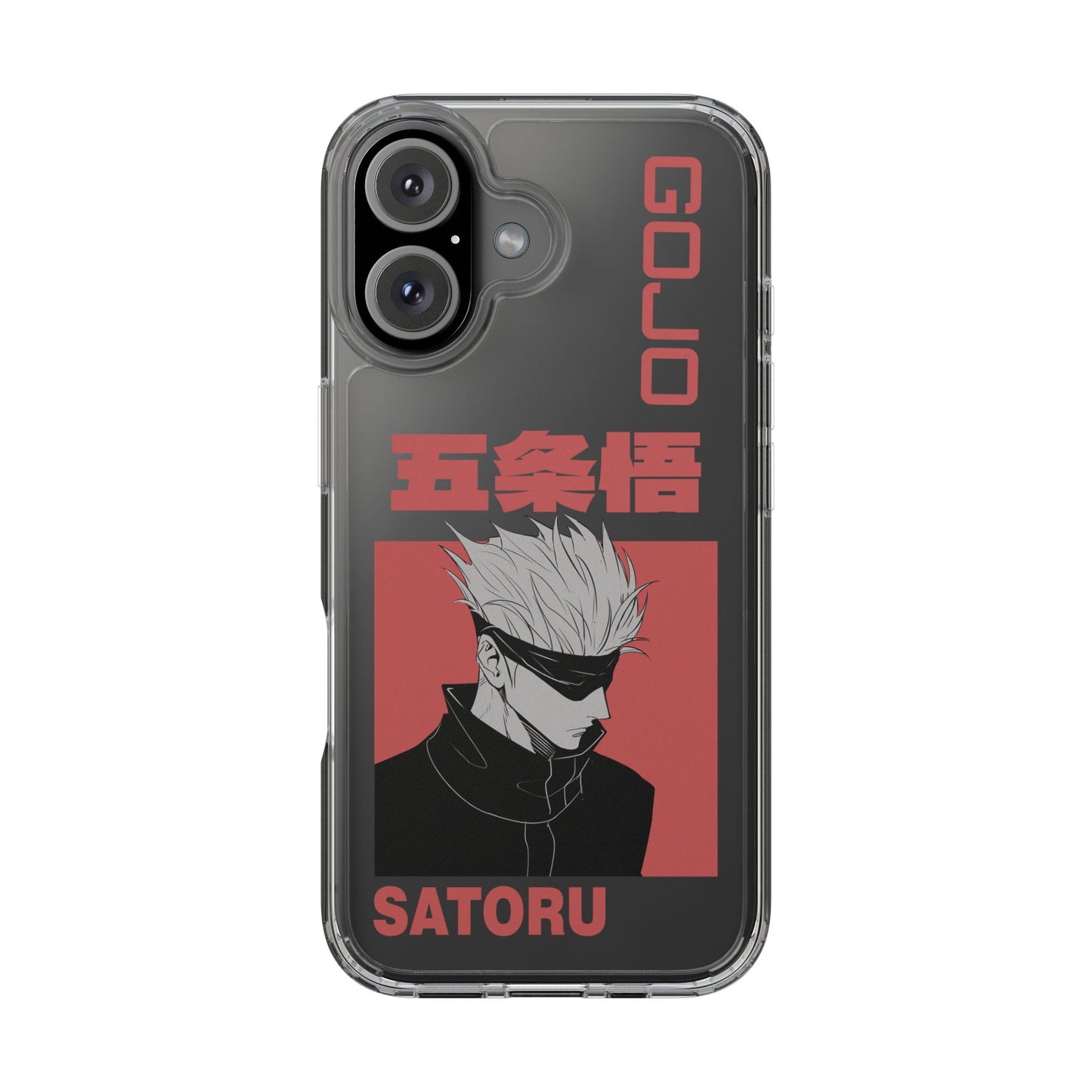 Satoru Gojo Clear Phone Case for iPhone/Samsung