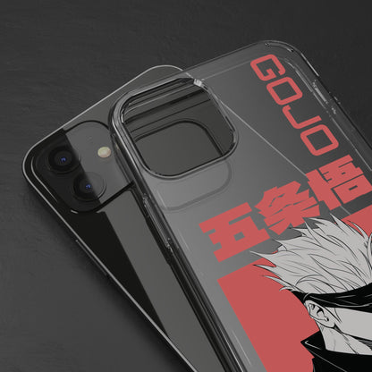 Satoru Gojo Clear Phone Case for iPhone/Samsung