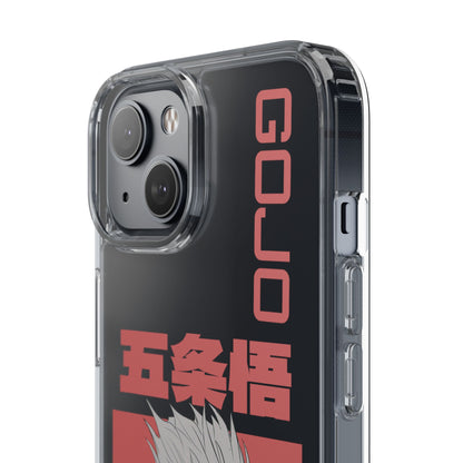 Satoru Gojo Clear Phone Case for iPhone/Samsung