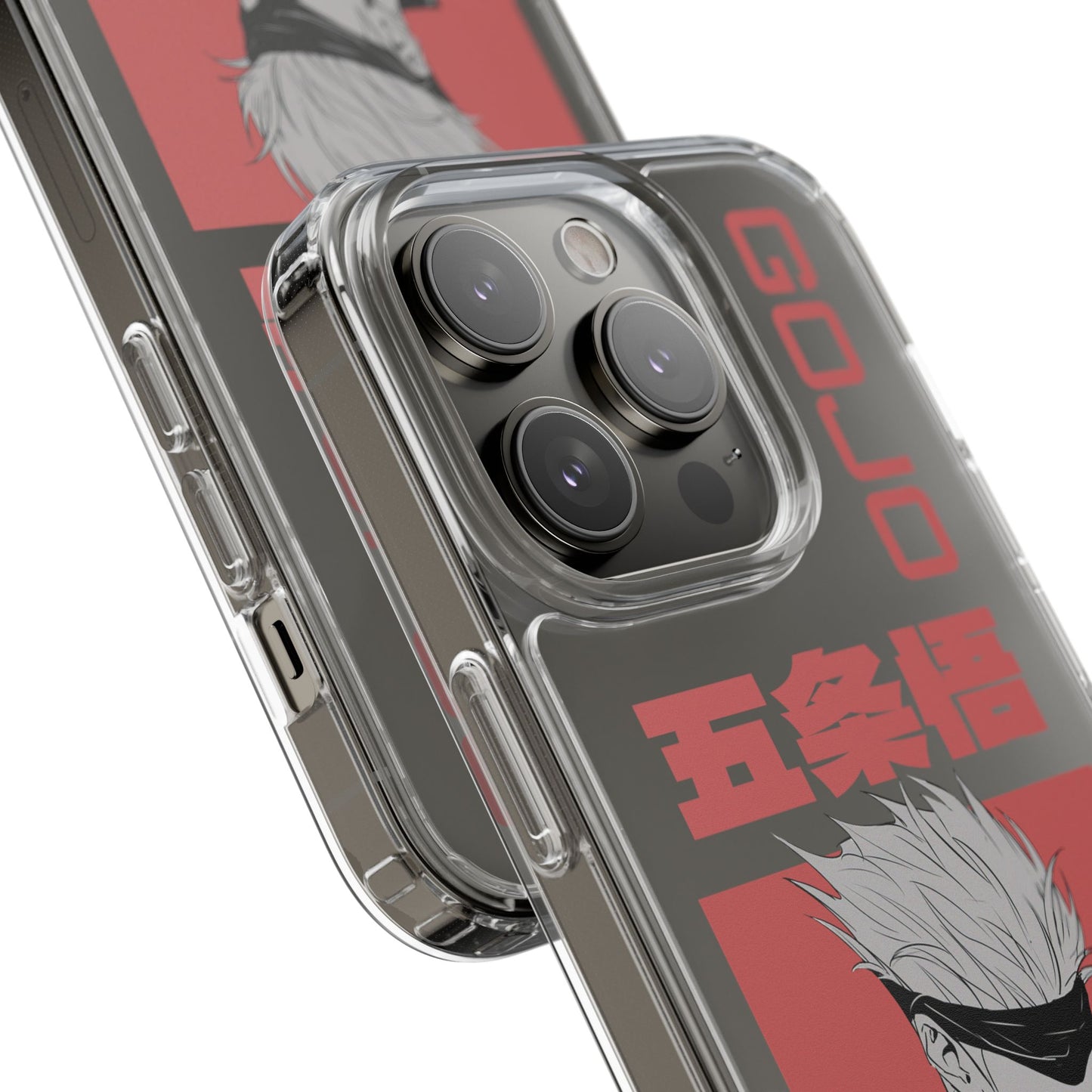 Satoru Gojo Clear Phone Case for iPhone/Samsung